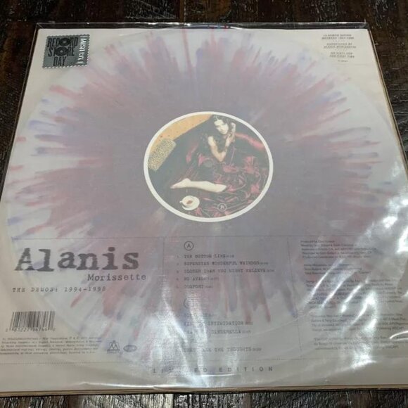 Alanis Morissette The Demos 1992-1998 LP ~ RSD 2016 ~ 180g Splatter ~ Ltd 4,500 - Picture 2 of 2